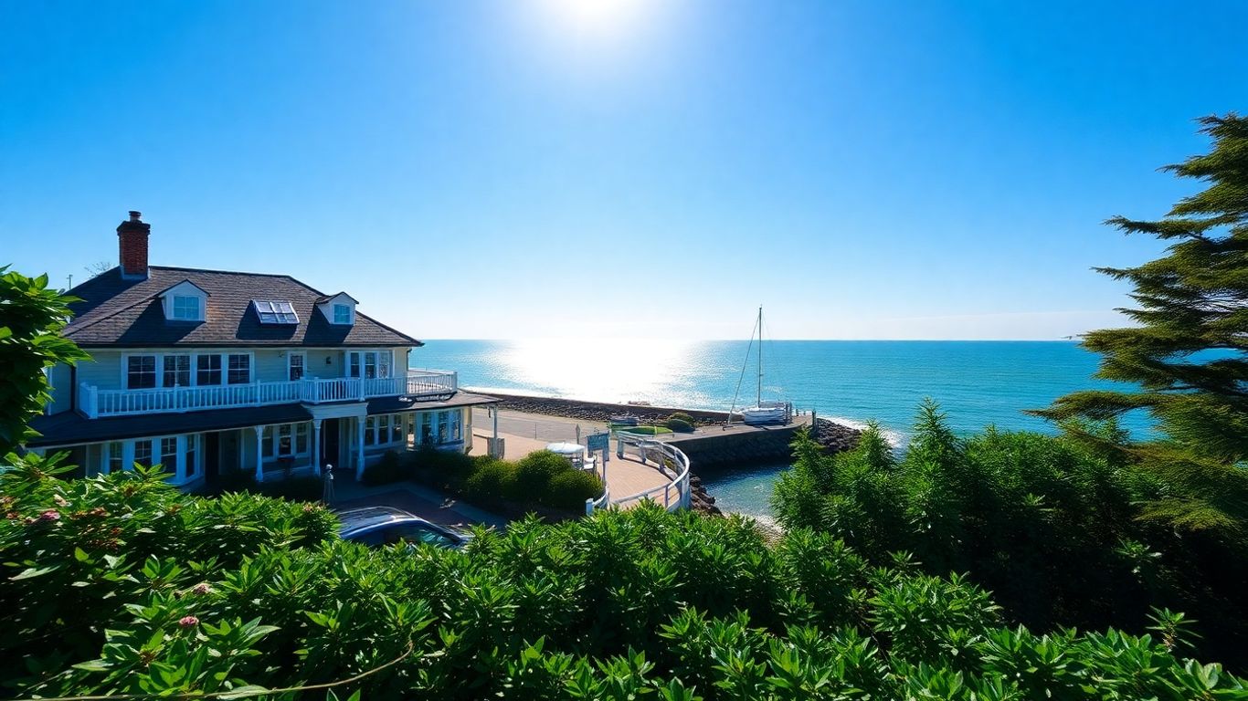 The Pier Hotel, a coastal gem by the sea.