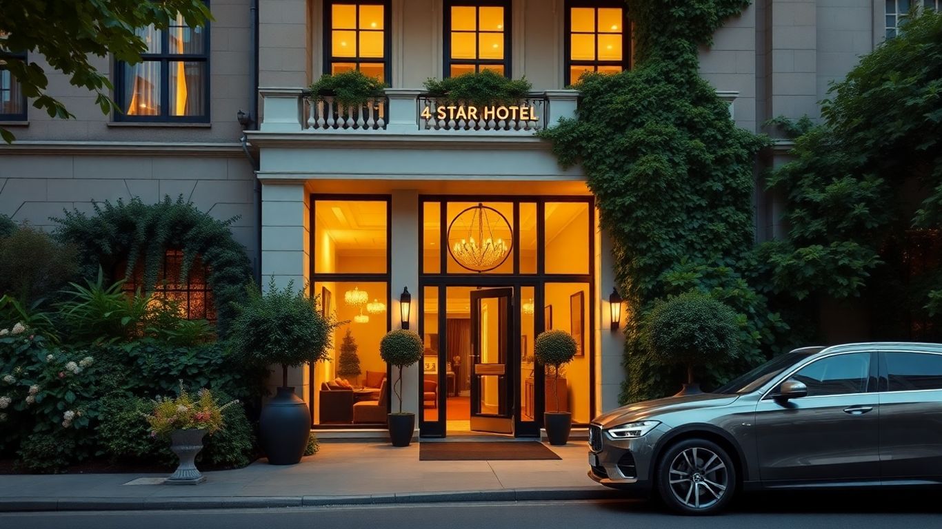 Elegant 4-star hotel exterior in Bristol, UK.
