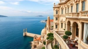 Luxury 5-star hotel, Dubrovnik, Croatia, with sea and city views.