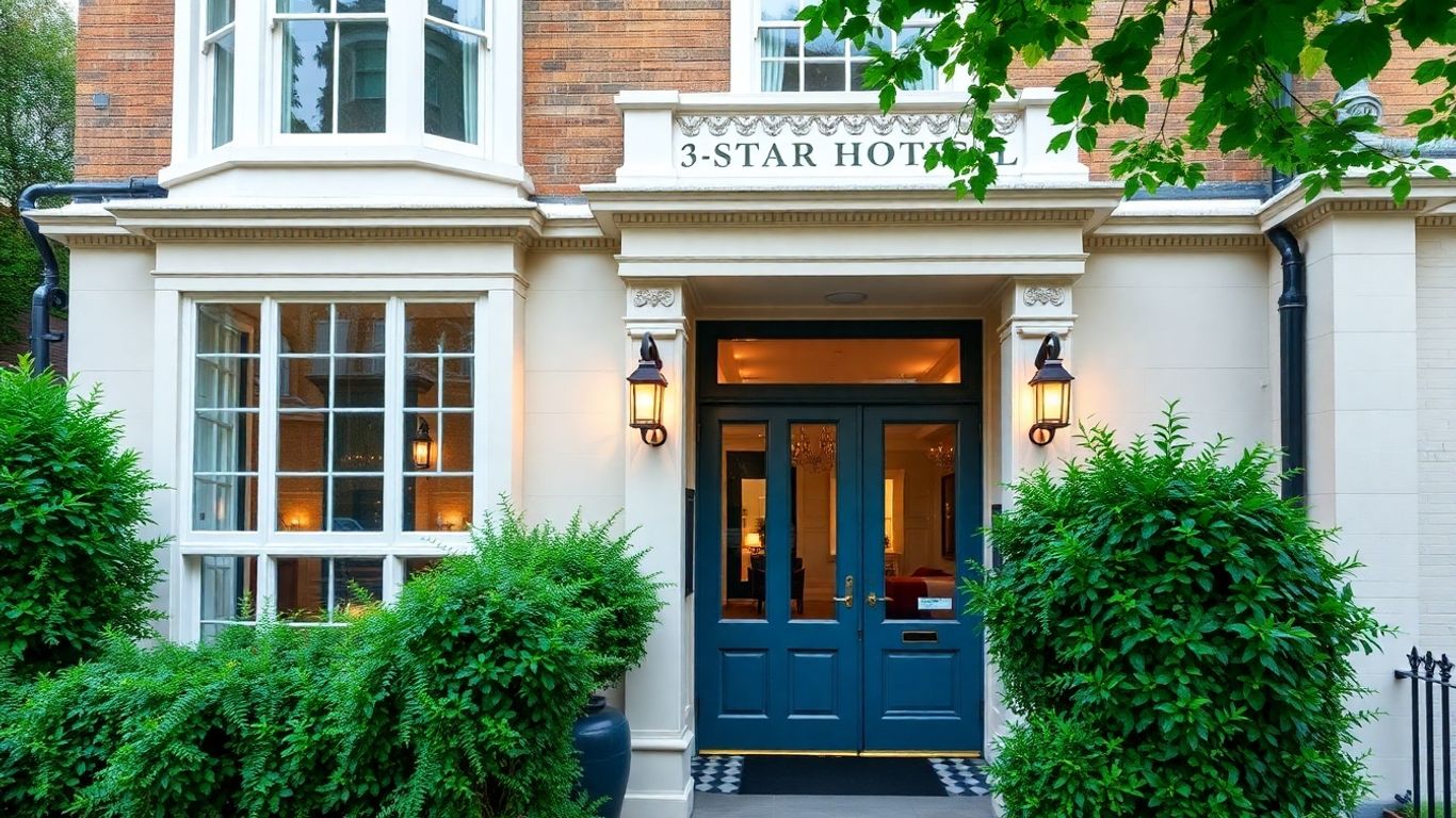 Affordable 3 star London hotel exterior