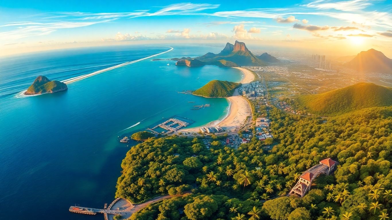 Brazil's stunning beaches, rainforests, and cityscapes.