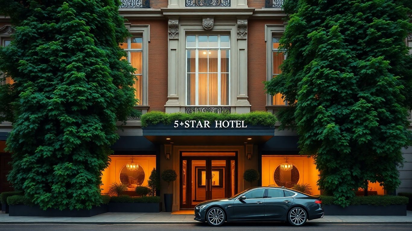 Luxury 5-star hotel exterior in Hull, UK.