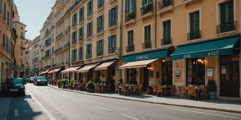 Charming streets of Nice with cozy, affordable stays