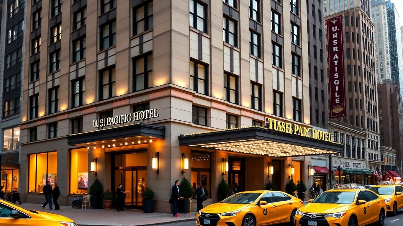 U.S. Pacific Hotel New York exterior street view