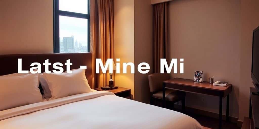 A welcoming hotel room with modern decor and soft lighting.