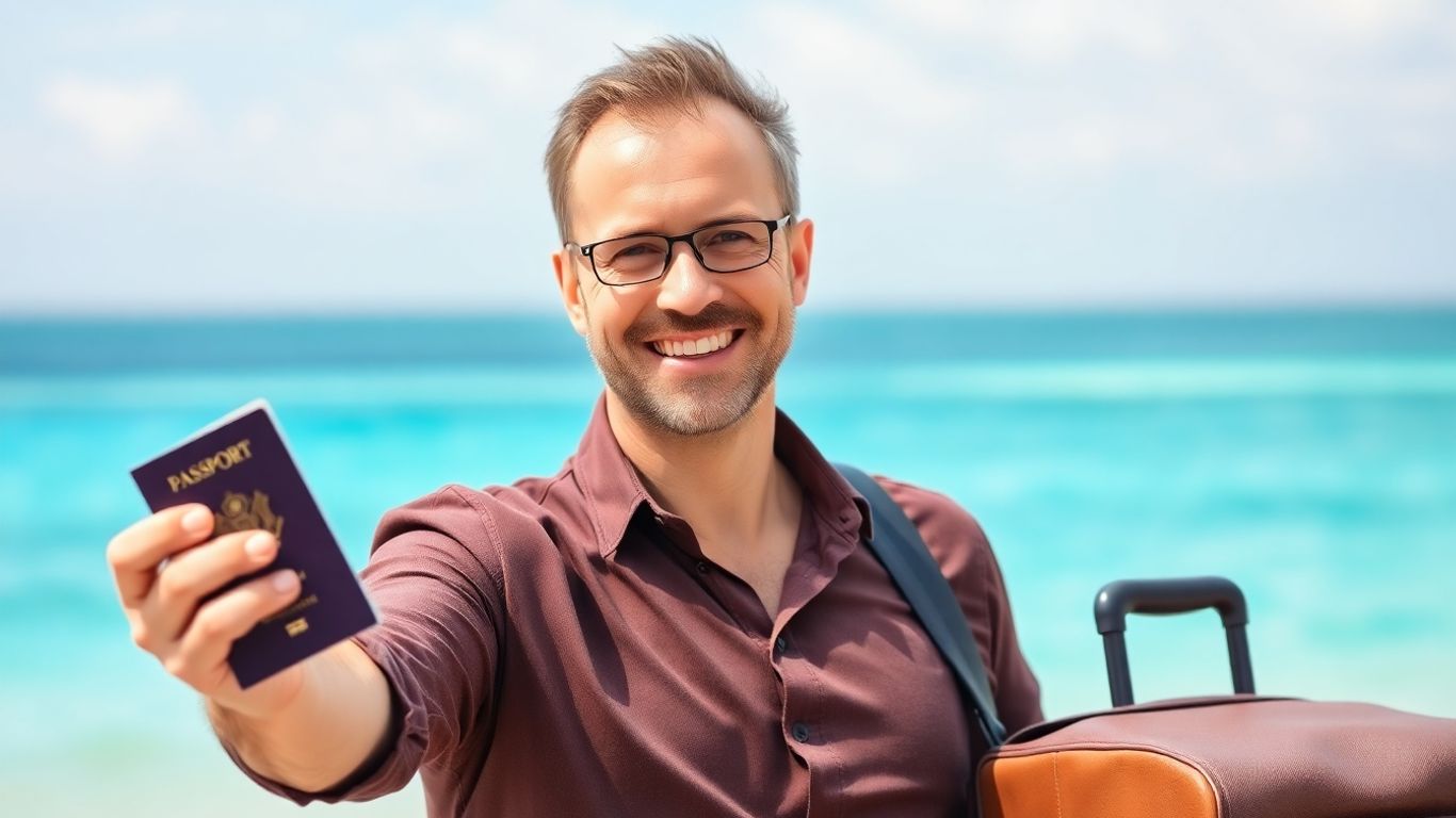 [Martin Lewis] with holiday essentials, ready for a trip.