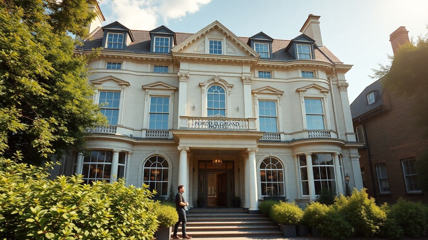 Ilford Grand Hotel exterior, historic Essex landmark.