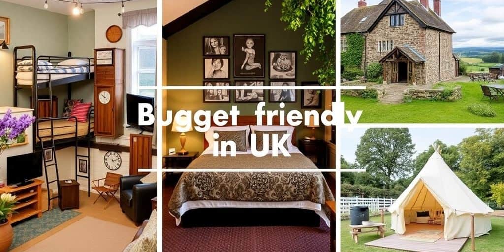 Affordable accommodations in the UK for budget travellers.