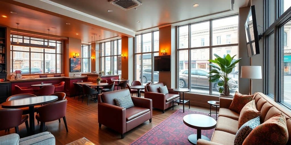 Stylish interior of King Harry accommodation in Liverpool.