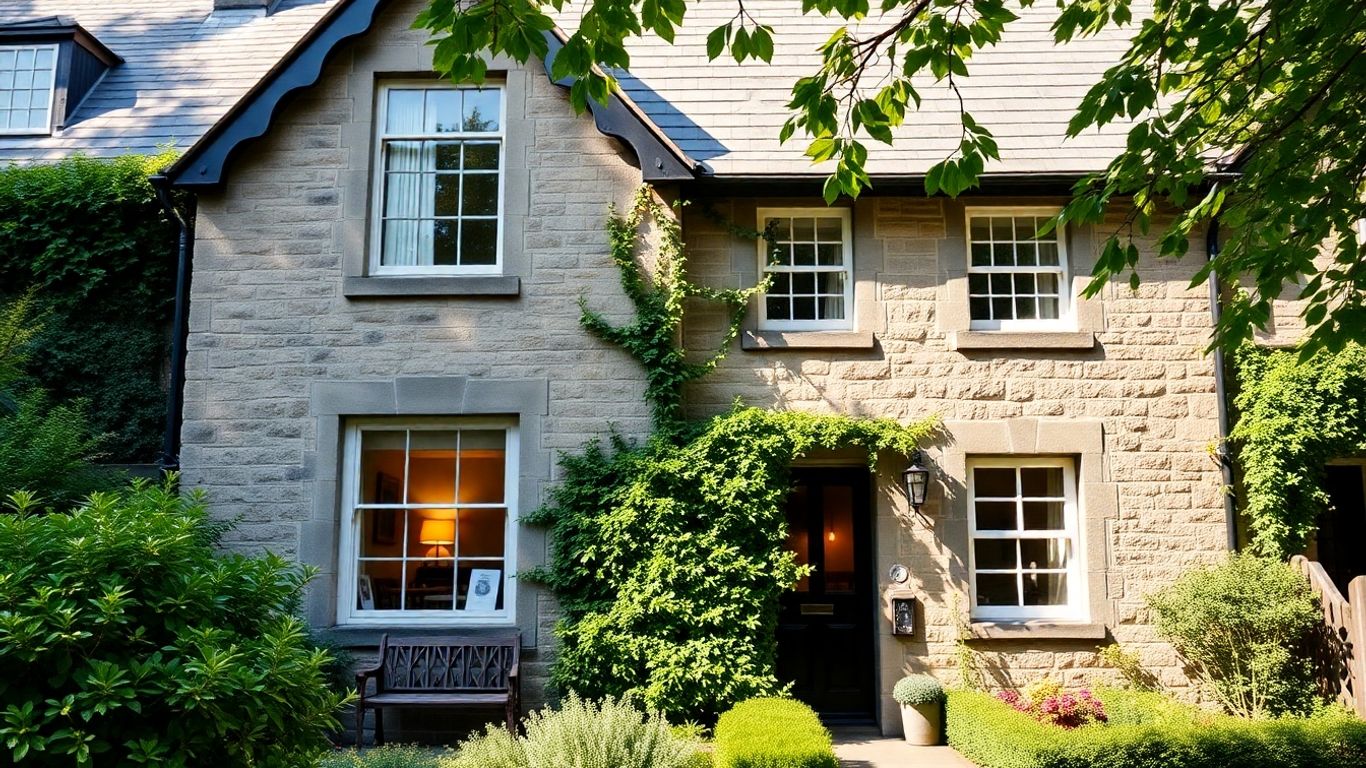 Exterior of Allison House 17, a cosy Edinburgh guesthouse.
